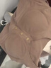 美孕世家哺乳吊帶背心免穿內衣孕婦秋冬款自帶胸墊懷孕期產(chǎn)后喂奶專(zhuān)用文胸 深咖【蓄熱保暖-單件裝】 L【建議115斤以?xún)取?曬單實(shí)拍圖