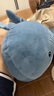 名創(chuàng)優(yōu)品（MINISO）海洋系列鯊魚公仔趴姿毛絨玩具娃娃睡覺室內(nèi)臥室辦公室生日禮物 曬單實(shí)拍圖
