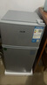 奧克斯小冰箱家用小型迷你冷藏冷凍兩用出租房宿舍用節(jié)能省電寢室辦公室電冰箱 【升級(jí)凈化去味】30A146DW銀【節(jié)能省電】 曬單實(shí)拍圖