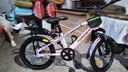 永久（FOREVER） 兒童自行車(chē)6-10歲自行車(chē)兒童單車(chē)兒童自行車(chē)小孩自行車(chē)兒童山地 車(chē)燈版|標配粉|單速+輻條輪+后座 18寸【適用身高120-145cm】 曬單實(shí)拍圖