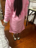 雅點(diǎn)諾兒童睡袍珊瑚絨秋冬季保暖女童男童小孩子卡通可愛(ài)浴袍加厚法蘭絨 絨袍Q美樂(lè )蒂 140 （16碼身高130-140cm） 曬單實(shí)拍圖