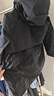 鴨鴨（YAYA）佟麗婭同款派克羽絨服女秋冬顯瘦連帽短款百搭派克服沖鋒保暖外套 曬單實(shí)拍圖