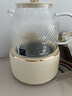 World Kitchen康寧養生壺全玻璃恒溫壺煮茶壺煮茶器1L辦公室必備家用花茶壺燉煮燒水壺電熱水壺煮水壺（標準款） 曬單實(shí)拍圖