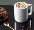 炊大皇陶瓷杯馬克杯茶杯 經(jīng)典黑白泡茶杯咖啡杯早餐杯果汁水杯白色420ml 曬單實(shí)拍圖