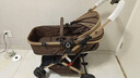 HEGERBABY高端嬰兒車0-3歲用折疊可坐可躺帶減震新生兒寶寶高景觀嬰兒車 卡其【新升級(jí)頂配款】 曬單實(shí)拍圖