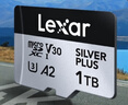 雷克沙（Lexar）1TB TF(MicroSD)存儲卡 V30 4K 讀205MB/s 無人機(jī)運(yùn)動相機(jī)Pocket3官方推薦內(nèi)存卡(SILVER PLUS) 曬單實(shí)拍圖