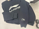 李寧童裝兒童衛衣秋季新款男女童裝中大童圓領(lǐng)運動(dòng)衛衣休閑上衣 黑色-5 150 曬單實(shí)拍圖