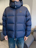 EMPORIO ARMANI/阿瑪尼官方旗艦新款男士80白鴨絨絎縫面包羽絨服外套秋季 UB118-海軍藍色 50 (L) (推薦：150-165斤) 曬單實(shí)拍圖