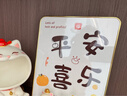 杞樂(lè )招財貓喬遷之喜搬家禮物客廳玄關(guān)裝飾放鑰匙置物架新居擺件工藝品 鈴鐺貓+置物架+相框+小擺件 曬單實(shí)拍圖
