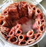 蒙都 神涮牛肉片 1斤/桶 國產(chǎn) 冷凍家庭肥牛卷/片 火鍋炒菜食材 曬單實(shí)拍圖