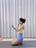 yottoy呼吸啞鈴可調節阻力肺活量練習吹氣腹式呼吸訓練器女士家用氧氣藍 曬單實(shí)拍圖