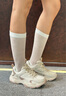 斯凱奇（Skechers）女鞋秋季舒適休閑時尚運動厚底老爹鞋七夕禮物送女友117685 自然色/NAT -女款 36 曬單實拍圖