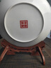禮御友嘉景德鎮陶瓷紅福字瓷盤(pán)中堂玄關(guān)博古架家居裝飾工藝品擺件喬遷送禮 福字瓷盤(pán)+龍頭底座（直徑26cm） 曬單實(shí)拍圖