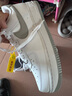 耐克NIKE緩震板鞋男空軍一號 AIR FORCE 1運動(dòng)鞋 FJ4146-100白灰42 曬單實(shí)拍圖