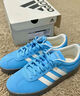 adidas T頭鞋 VL COURT復(fù)古板鞋德訓(xùn)鞋男女阿迪達斯輕運動 藍色/亮白/樹脂黃   42 曬單實拍圖