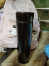 炊大皇 保溫杯 316L醫(yī)用級(jí)不銹鋼茶水分離商務(wù)便攜保溫杯 黑色 490ml 曬單實(shí)拍圖