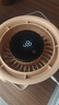 艾美特（AIRMATE）電風扇桌面小風扇風寶小型風扇100檔空氣循環(huán)扇臺壁兩用充電迷你小風炮輕音節(jié)能長續(xù)航電扇 AH33 曬單實拍圖