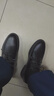 回力官方皮鞋男2025秋冬季加絨正裝鞋商務(wù)男鞋保暖男士棉鞋 黑色 41 曬單實(shí)拍圖