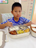 雙槍（Suncha）鈦健康不銹鋼飯盒學(xué)生上班族可微波爐餐盒比316好1.5L配保溫袋 曬單實(shí)拍圖