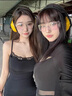 莫代爾睡衣性感方便房事女睡裙吊帶純欲風(fēng)蕾絲包臀裙帶胸墊顯瘦身材修身 黑色 均碼 曬單實(shí)拍圖
