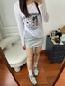 CAMILA KSENIA德訓鞋女2025新款秋冬休閑百搭內增高運動(dòng)鞋真皮網(wǎng)面時(shí)尚阿甘鞋子 藍色 37 曬單實(shí)拍圖