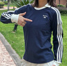 阿迪達斯 （adidas）三葉草系列 女 CC LS TEE W 長(cháng)袖 JM8012 深靛藍 XL 曬單實(shí)拍圖