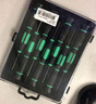 寶工（Pro'skit) SD-081A 7件套綠黑十字/一字精密起子組 曬單實(shí)拍圖