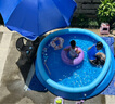 西哈泳士?jì)和錃庥斡境丶矣檬彝獯笕思雍窨烧郫B戶(hù)外大型泳池成人戲水池 【加高63cm】2.44米入門(mén)套餐有線(xiàn) 曬單實(shí)拍圖