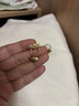 D家耳環(huán)復(fù)古黃銅字母愛心新款潮防過敏小巧歐美cd耳釘女生日禮物 復(fù)古愛心 曬單實拍圖