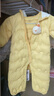 巴拉巴拉童裝嬰兒連體衣輕薄羽絨服寶寶衣服2025冬裝抱衣爬服男童女童萌趣 黃色雪人-白鴨絨 80 cm-充絨量41g 曬單實(shí)拍圖