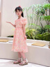 素優(yōu)米（SUYOUMI）女童連衣裙夏季2025新款兒童公主裙小女孩洋氣裙子中大童夏裝紗裙 泡泡袖連衣裙 50 建議身高40cm左右 曬單實(shí)拍圖