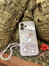 BOTLA適用蘋(píng)果17promax手機殼2025新款iphone16高級感女15pro全包13防摔套12帶掛繩的外殼pm超好看玻璃 油畫(huà)繁花【草紫色】液態(tài)玻璃+磁吸支架+雙扣掛繩 iPhone17Pr 曬單實(shí)拍圖