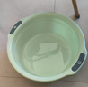 開(kāi)餌盆釣魚(yú)裝備小藥盆餌加厚塑料 戶(hù)外廚房垂釣用品洗臉盆 淺綠 大號 35.5*11cm 曬單實(shí)拍圖