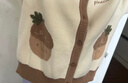 幼歌（YOUGE）嬰幼兒秋季新款親膚柔軟毛衣開(kāi)衫寬松舒適休閑褲兩件套 杏色上衣 100 cm 曬單實(shí)拍圖