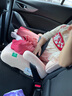 怡戈（Ekobebe）兒童安全座椅增高墊3-12歲大童車載汽車便攜式坐墊簡易008X櫻花粉 曬單實(shí)拍圖