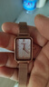 勞士頓（ROSDN）女士手表2025新款滿(mǎn)天星超薄防水小方表十大品牌生日禮物送女友 曬單實(shí)拍圖