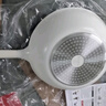 京東京造 炒鍋 不粘炒菜家用電磁爐好鍋陶瓷【有鈦健康】30cm奶油白 曬單實(shí)拍圖