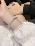 中國(guó)黃金銀手鐲繁花蝴蝶足銀999鐲子七夕情人節(jié)禮物生日禮物送女朋友老婆 【999足銀】繁花蝴蝶手鐲 曬單實(shí)拍圖