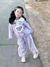 G.DUCKKIDS小黃鴨女童冬裝套裝2025新款兒童加絨加厚兩件套4女寶寶5冬季衣服 紫色 120 cm 曬單實(shí)拍圖