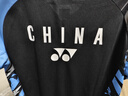 YONEX新款尤尼克斯羽毛球服男女湯尤杯國家隊(duì)國羽大賽比賽服上衣短袖 男款-10572CR黑+大賽款+VC速干 L 曬單實(shí)拍圖