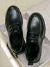 強人3515男鞋冬季加絨保暖棉皮鞋通勤德比鞋軟底防寒棉鞋工作鞋 黑色 39 曬單實(shí)拍圖