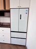 美的（Midea）M60系列520純平全嵌法式多門(mén)四開(kāi)門(mén)家用冰箱超薄雙系統(tǒng)循環(huán)大容量無(wú)霜BCD-520WUFPZM(E)白國(guó)家補(bǔ)貼 曬單實(shí)拍圖