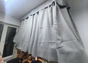 ALLFORVITA宿舍床簾上鋪U型滑軌道強遮光大學(xué)生蚊帳一體式全包圍窗簾護隱私 格灰丨高纖絨布丨帳紗丨升降滑軌 190cm*90cm 支架可調丨100-150cm 曬單實(shí)拍圖