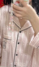維多利亞的秘密（Victoria's Secret）田曦薇同款 宅度假水光綢家居服絲滑涼感長(cháng)袖長(cháng)褲睡衣套裝 曬單實(shí)拍圖