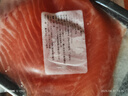 百味殿新鮮新疆三文魚(yú) 生鮮刺身生魚(yú)片海鮮水產(chǎn)冷凍冰鮮中段三文魚(yú)去皮 【特級厚魚(yú)】?jì)糁卸握麎K 1200g 曬單實(shí)拍圖