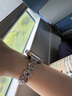 格匯品牌原裝鞠婧祎同款適用蘋果applewatchS10手表帶iwatch9/8/7腕帶 【心動粉】鋯石金屬表鏈 適用iwatch10【42MM表盤】 曬單實拍圖