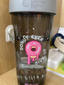 Blender Bottle蛋白粉搖搖杯運動(dòng)水杯 大容量塑料杯帶刻度健身便攜攪拌男士女生 tritan甜甜圈800ml（贈咖啡杯） 曬單實(shí)拍圖