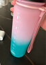 優(yōu)之運動(dòng)水杯大容量喝水壺男孩學(xué)生夏季戶(hù)外健身tritan塑料水杯子 靈粉青  3026-500ml 曬單實(shí)拍圖