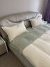 LAVIE HOME羅萊出品120支純棉床上四件套100全棉床單笠刺繡被套被罩裸睡床品 羅萊家紡-白綠【感禮盒包裝】 床單款 1.8m四件套【被套200x230】 曬單實(shí)拍圖