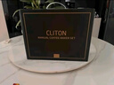 CLITON手搖磨豆機(jī)手磨咖啡豆研磨機(jī)便攜咖啡機(jī)咖啡壺咖啡濾杯手沖壺套裝 曬單實(shí)拍圖